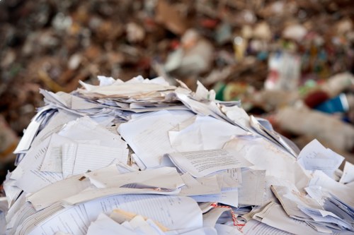 Recycling efforts in Anerley